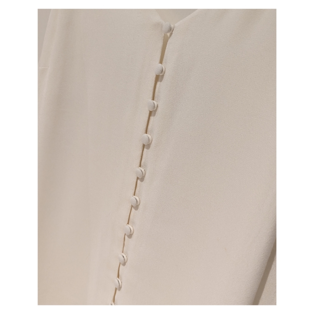 COPY - Frank And Oak~Ivory Button Down Chiffon Cami~Medium - Picture 3 of 7